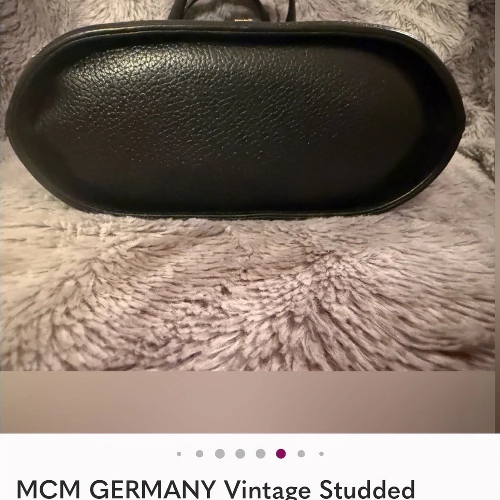 MCM Black Tote with Gold Detailing -Pristine Condition - Picture 7 of 16